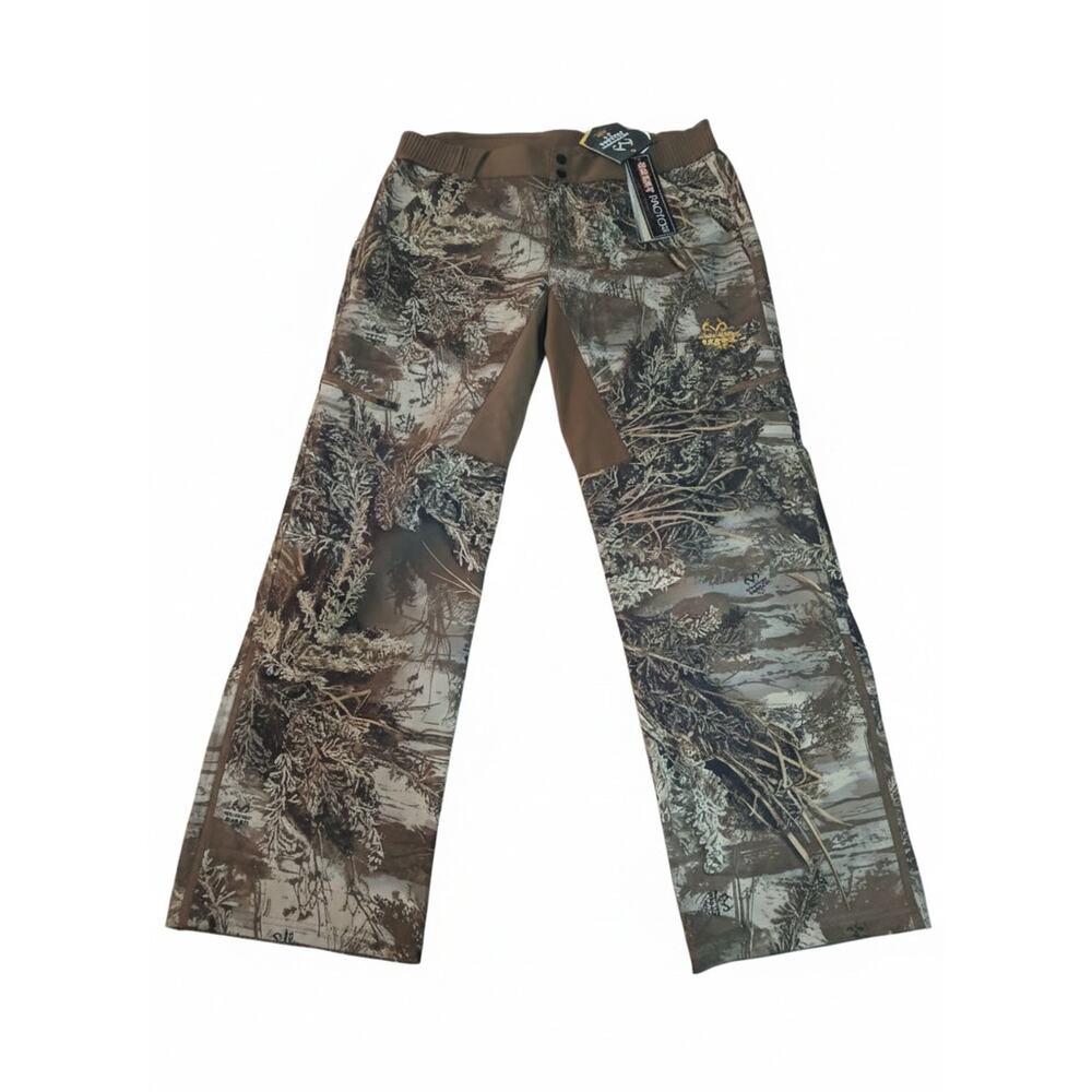 Realtree Water Resistant Softshell MAX-1XT Camouflage Hunting Pants Men's L80